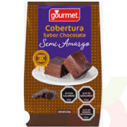 Cobertura Chocolate Semi Amargo Gourmet 500 Gr
