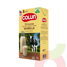 Leche  Semidescremada Vainilla Colun 1Lt