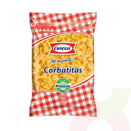 Pasta Corbatitas Carozzi 400Gr
