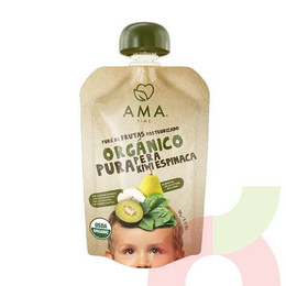 Puré de Pera Kiwi y Espinaca Ama 90Gr