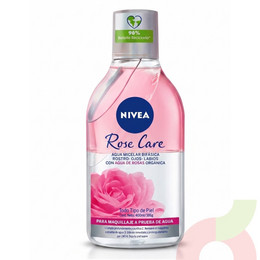 Agua Micelar Bifásica Rose Care Nivea 400Ml