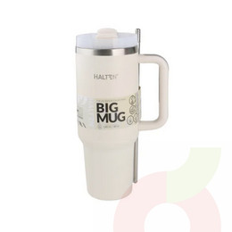Big Mug Térmico con Bombilla Acero 1200ml 