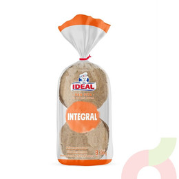 Pan Pita Integral Ideal 344Gr 8 Unidades