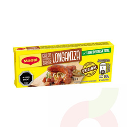 Caldo Longaniza Maggi 8 Unidades 80Gr