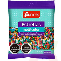 Estrellas Multicolor Gourmet 80Gr