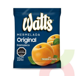 Mermelada Damasco Original Watts 225Gr