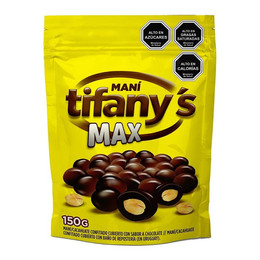 Maní Cubierto de Chocolate Tifany´s 150Gr
