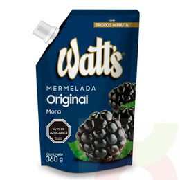 Mermelada Mora Doypack Watts 360Gr
