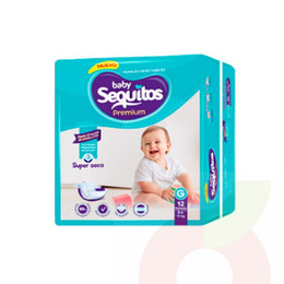 Pañales Sequitos G 12 Unidades