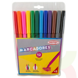 Marcador Artel 12 Colores