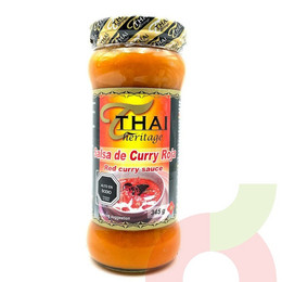 Salsa Curry Rojo Thai 345Gr