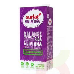 Leche Surlat Sin Lactosa 1 Litro Semidescremada
