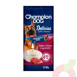 Delicias salsa Cremosa sabor Carne Champion Dog 14Gr