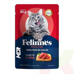 Sobre sabor Carne Felinnes 85Gr Trocitos en Salsa
