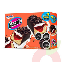 Gansito Marinela 200Gr 4 Unidades 