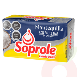 Mantequilla Con Sal De Mar Soprole 250 Gr