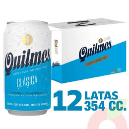 Pack Cerveza Quilmes 354Cc 12 Unidades 