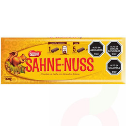 Chocolate Sahne Nuss Nestlé 160Gr