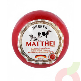 Queso Especiado Merkén Matthei 250Gr