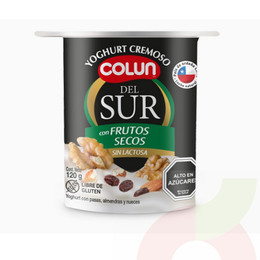 Yoghurt Del Sur Frutos Secos Colun 120Gr
