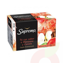 Té Manzana Canela Supremo 20 Unidades 40Gr  