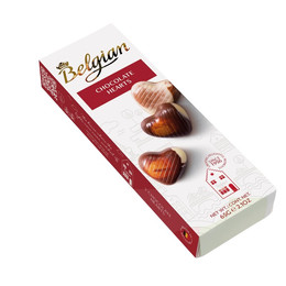 Corazones de Chocolate Belgian 65Gr