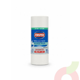 Bolsa Basura Blanca Pequeña 50X70 Virutex 10 Unidades 