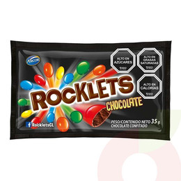Chocolates Confitados Rocklets Arcor 35Gr