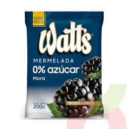  Mermelada Mora 0% Azúcar Watts 200Gr