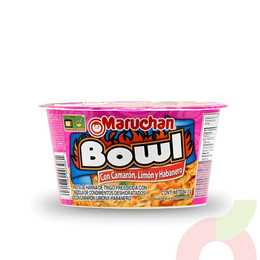 Bowl con Camarón Limón y habanero Maruchan 94Gr