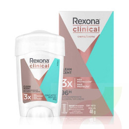 Desodorante Barra Women Clean Clinical Rexona 48Gr