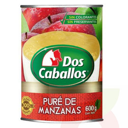 Puré de Manzana Dos Caballos 590Gr