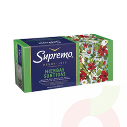 Hierbas Surtidas Supremo 100 Unidades 120Gr 