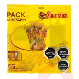 Chocolate Sahne Nuss Display 4 Unid