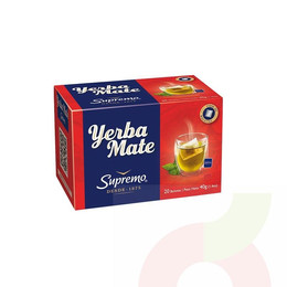 Yerba Mate Supremo 20 Bolsas  40Gr 