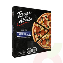 Pizza Supreme Receta del Abuelo 620gr