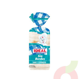 Pan Blanco Sin Bordes Ideal 400Gr
