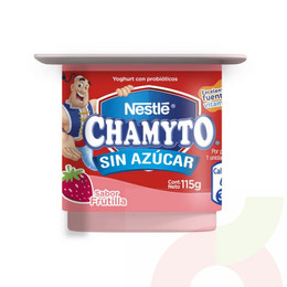 Yoghurt Chamyto Frutilla Sin Azúcar Nestlé 115Gr