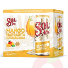 Cerveza Sol Mix  Mango 355Cc 6Unid