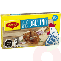 Caldo Sabor Gallina Maggi 12 Unidades 132Gr