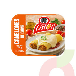 Canelones Carne Pf Listo 350Gr