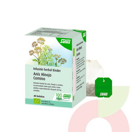 Infusión Herbal de Anís Hinojo y Comino Salus 40 Unidades