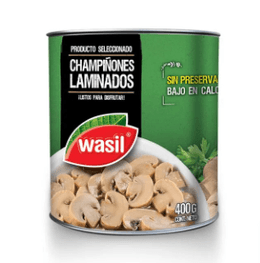 Champiñones Laminados Wasil 400Gr