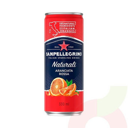 Agua San Pellegrino Aranciata Rossa 330ml