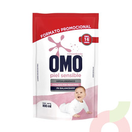 Detergente Líquido Piel Sensible Omo 800Ml