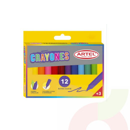 Crayones 12 Colores Artel