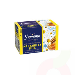 Hierba Manzanilla Miel Supremo 20 Unidades 20Gr