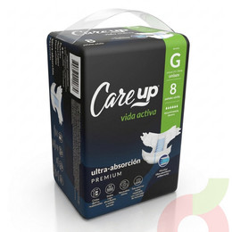 Pañal Adulto G Care Up 8 Unidades