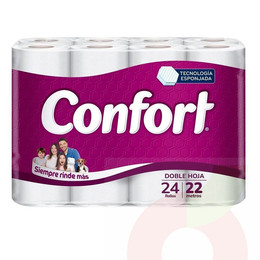 Papel Higienico Confort 24U 22Mt 