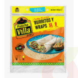 Burritos Y Wraps XL Pancho Villa 8 Unidades